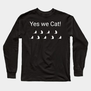 Yes we cat! persian gift Long Sleeve T-Shirt